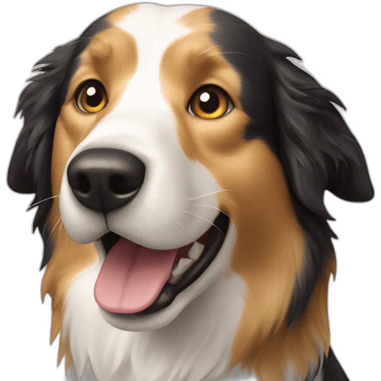 border collie golden retriever dog emoji