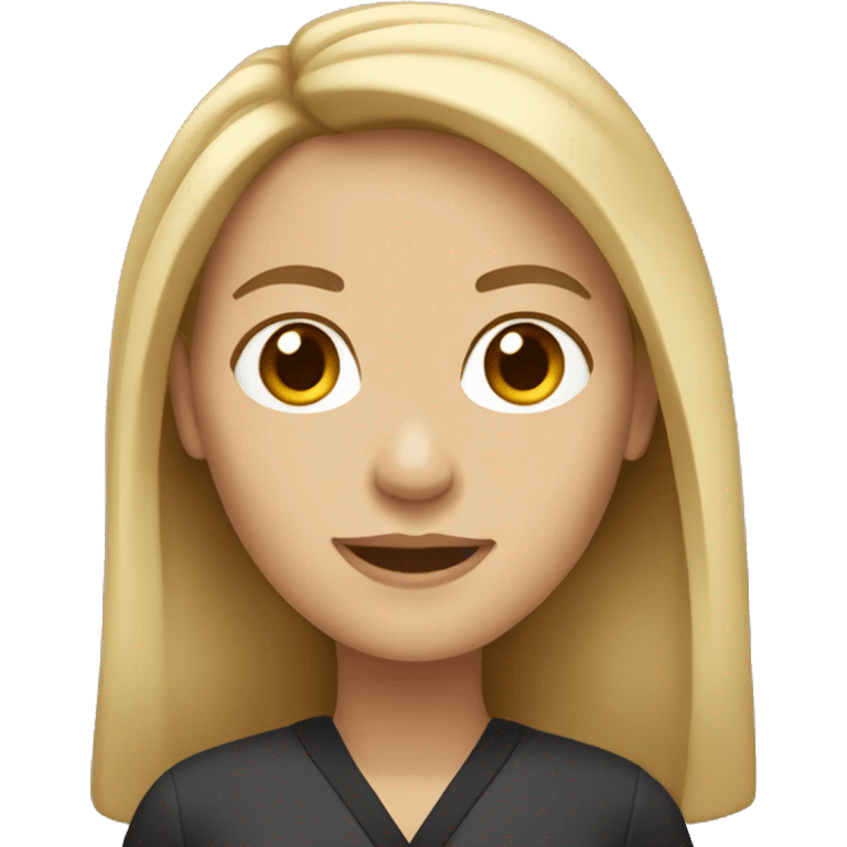 female speaker with long hair and lighter skin color emoji