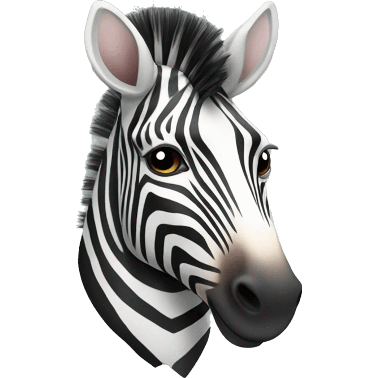 Üçgen vücutlu zebra  emoji