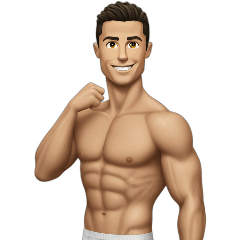 Cristiano Ronaldo is silent  emoji