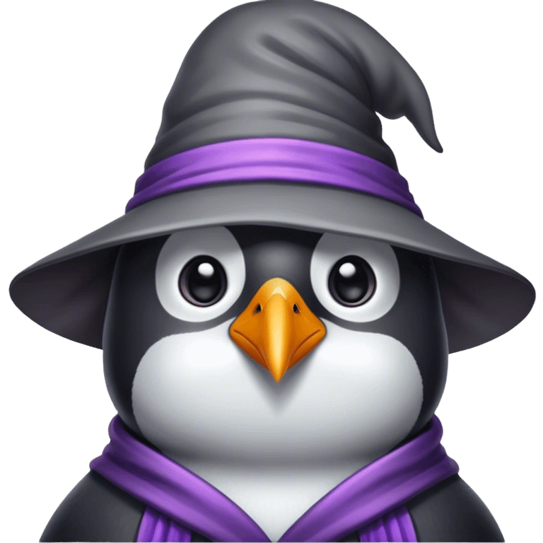 Penguin Wizard emoji