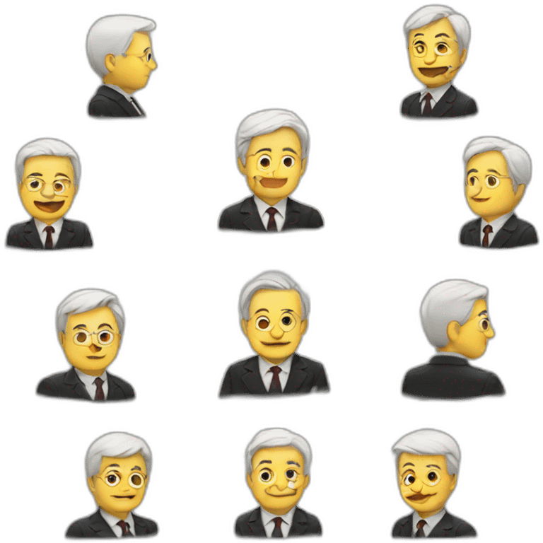 Leader of Germany in the 40” emoji