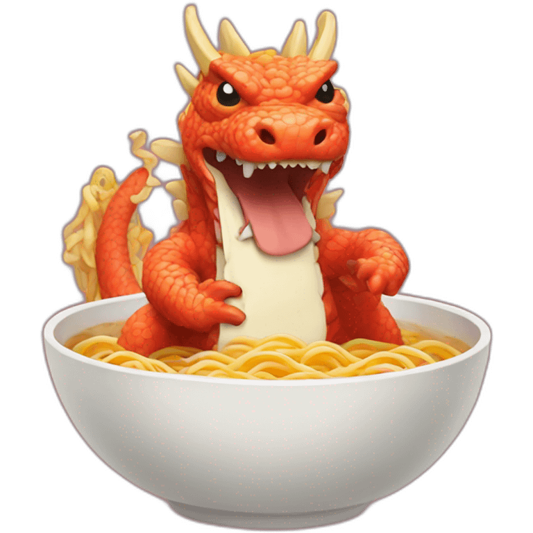 ramen dragon emoji