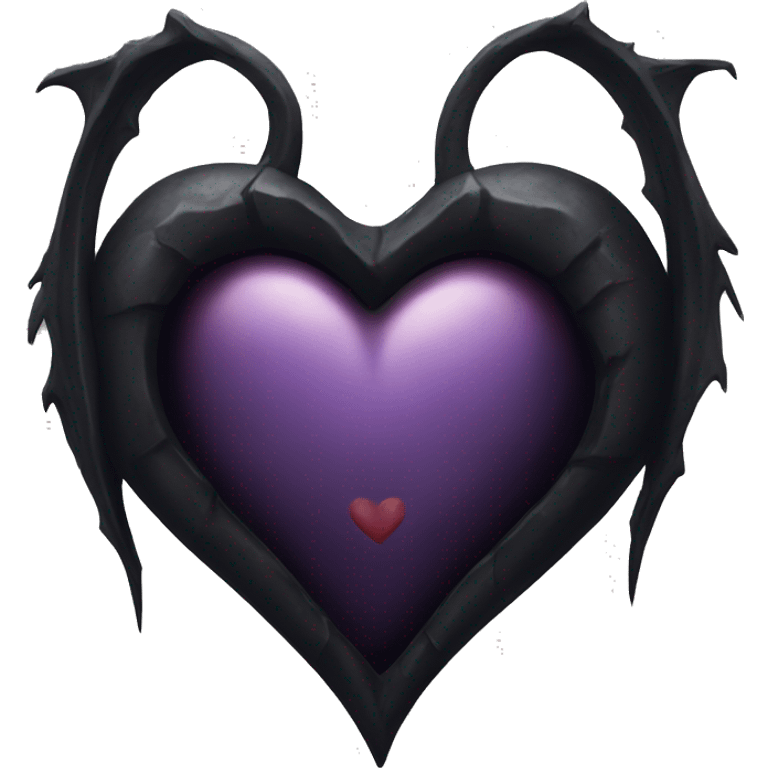 Make a gothic heart emoji