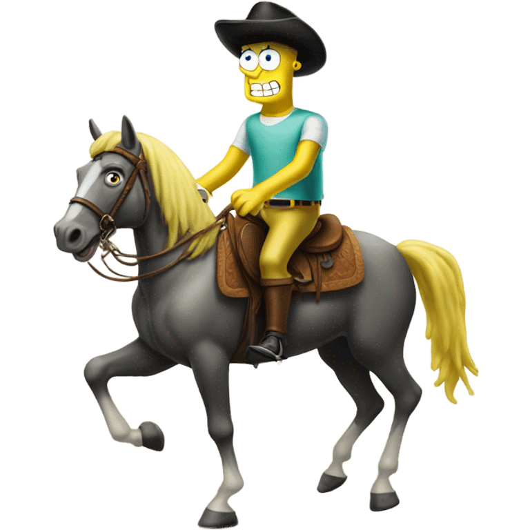 SpongeBob on a horse emoji