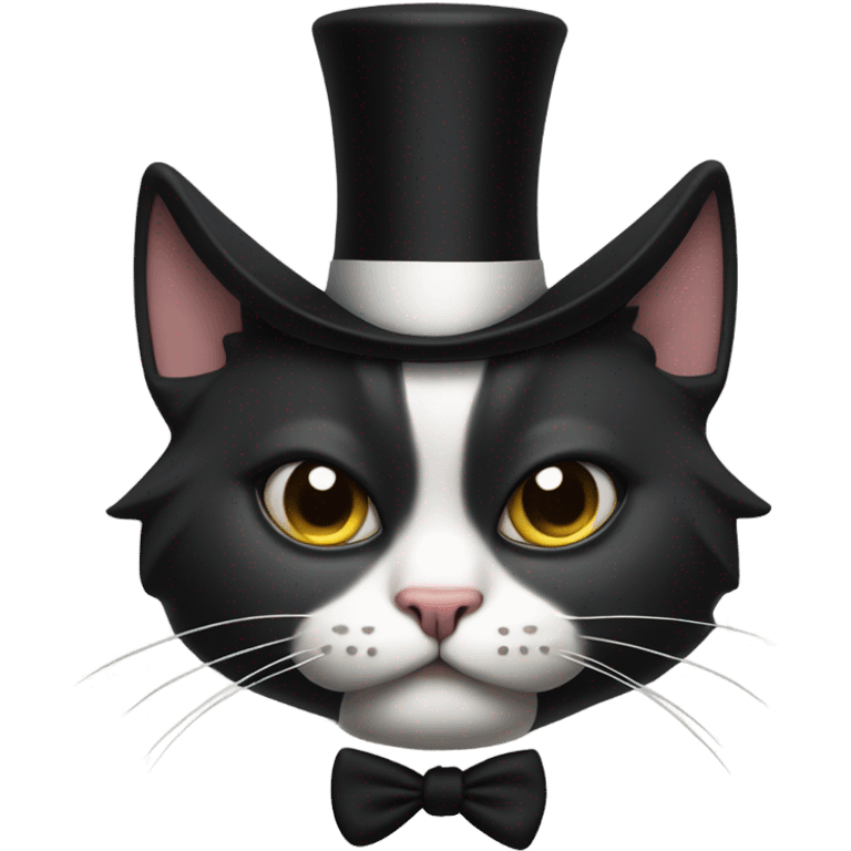 Cat tripping on acid… Dressed like Abraham Lincoln emoji