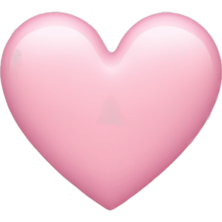 pastel pink heart emoji