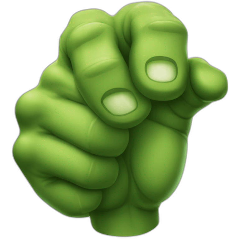 hulk hand thumbs up emoji