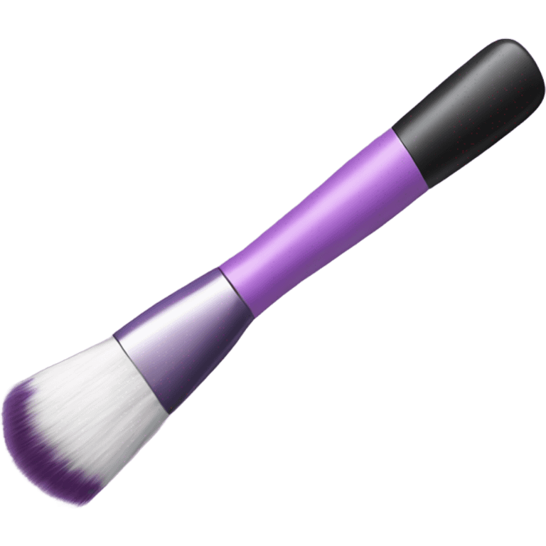 blush and brush purple emoji