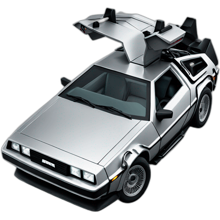 Back to the futur delorean emoji