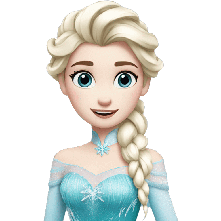 elsa frozen emoji