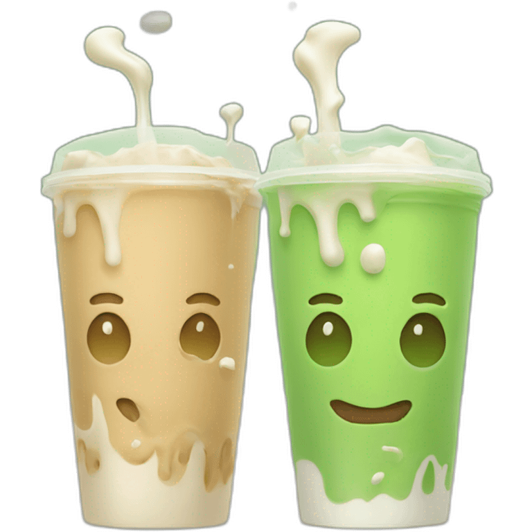 milk-tea-collides-with-milk-tea green emoji