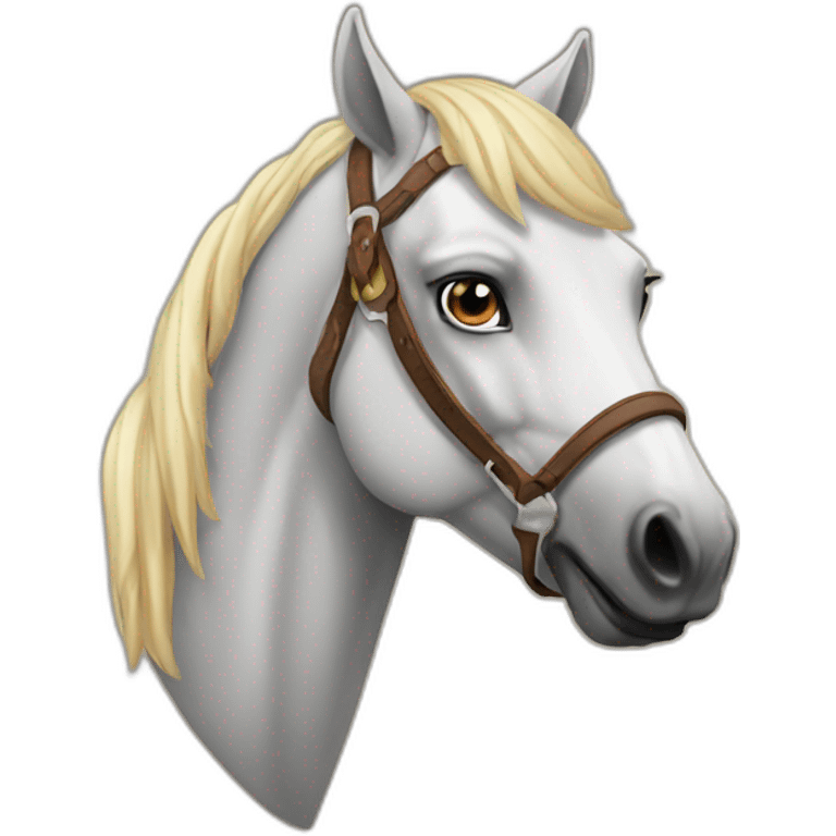 Western horse emoji