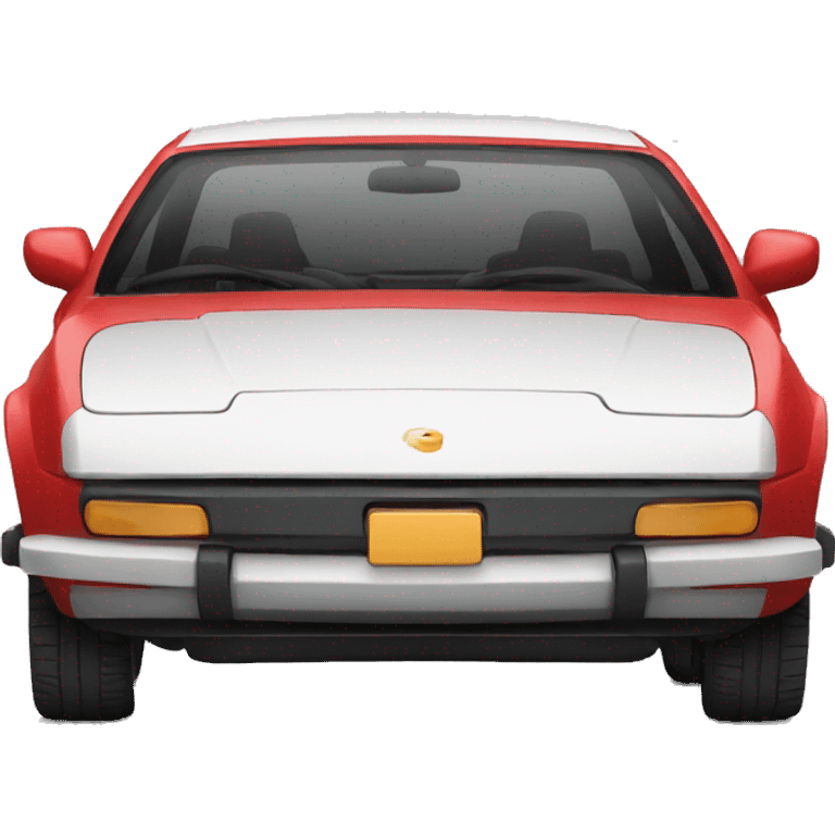 Voiture rouge emoji