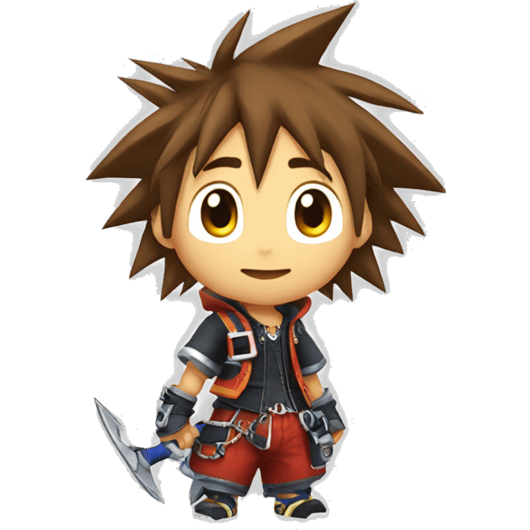 sora from kingdom hearts emoji