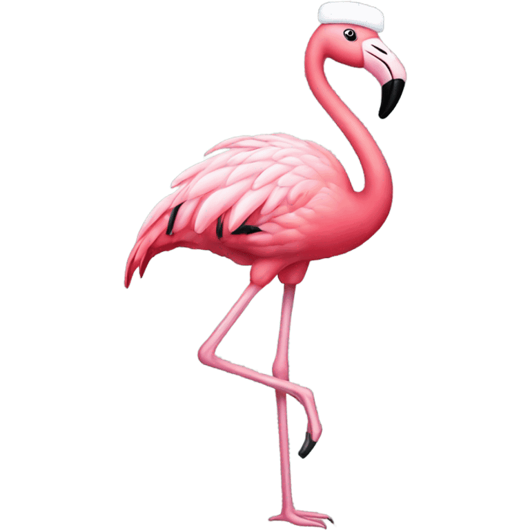 Christmas flamingo  emoji