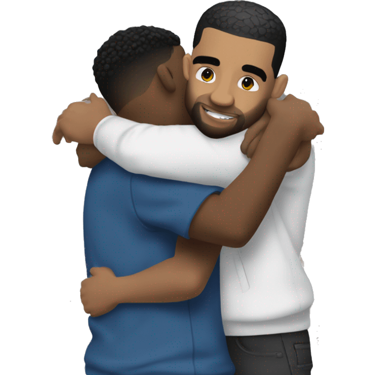  drake and xxxtentacion hugging emoji