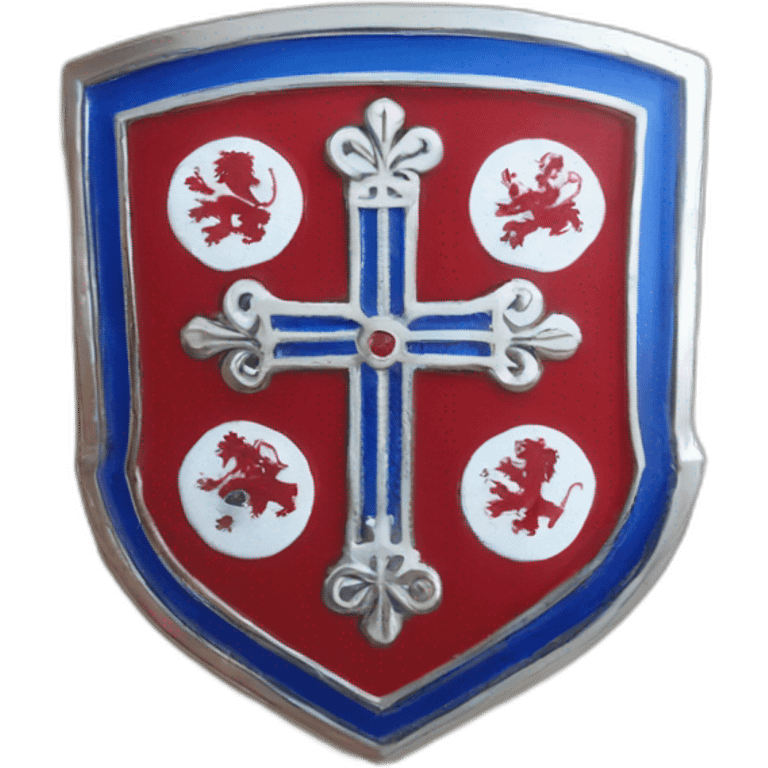 Three lions badge England cross emoji