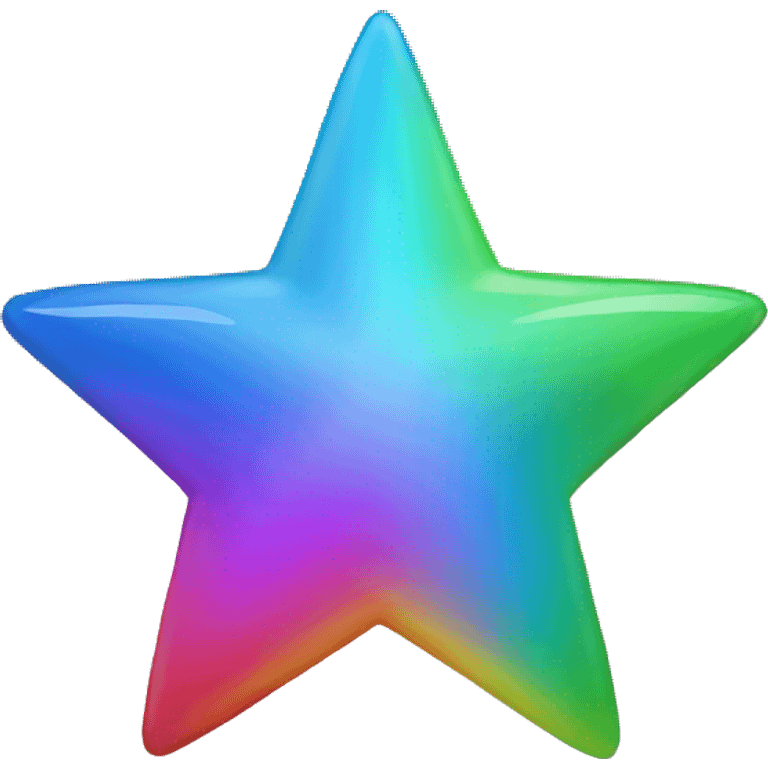 rainbow star emoji