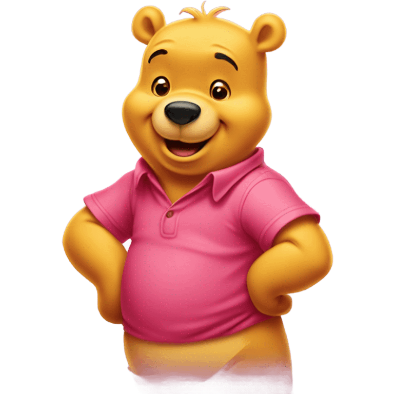 Winnie pooh rosa emoji