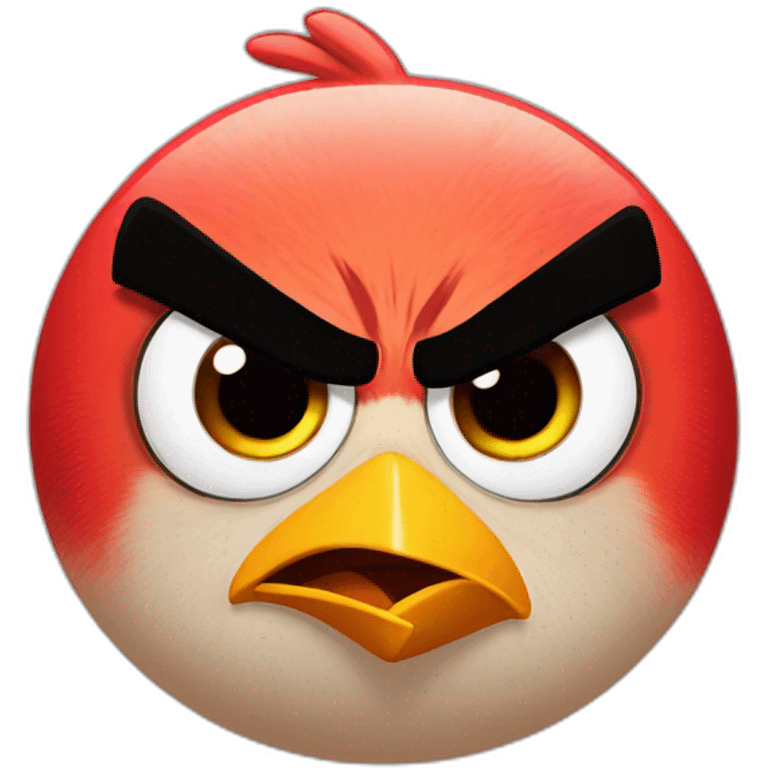 angry bird emoji