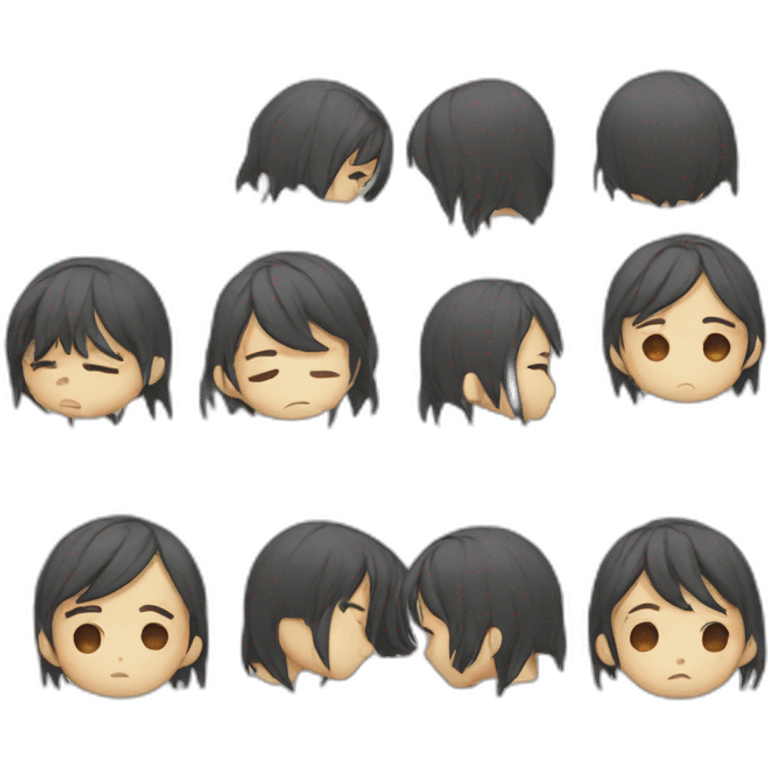 Sad anime emoji  emoji