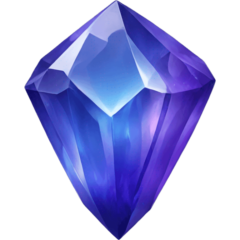 Blue-purple crystal emoji