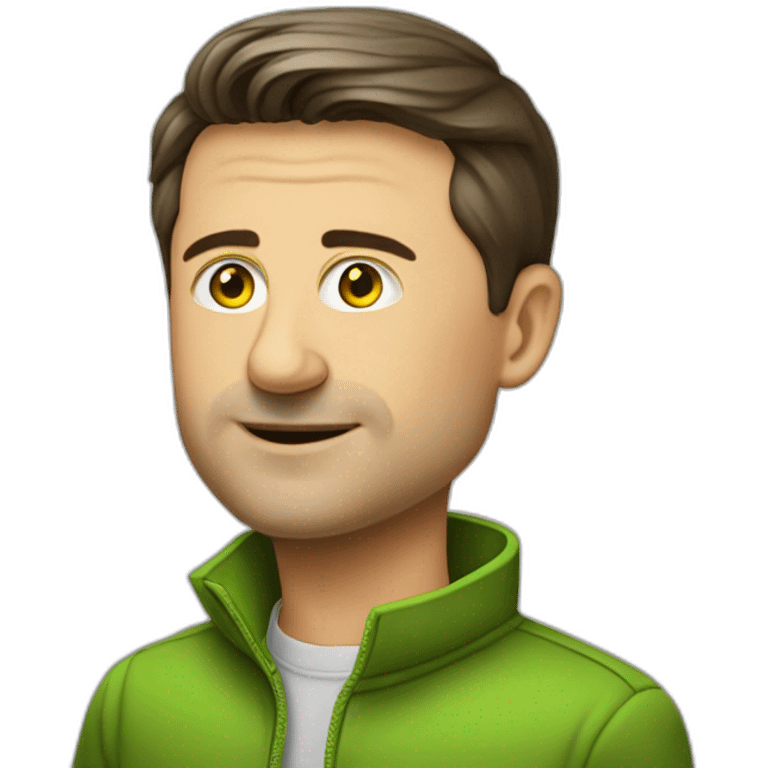 zelensky avec un gros neu emoji