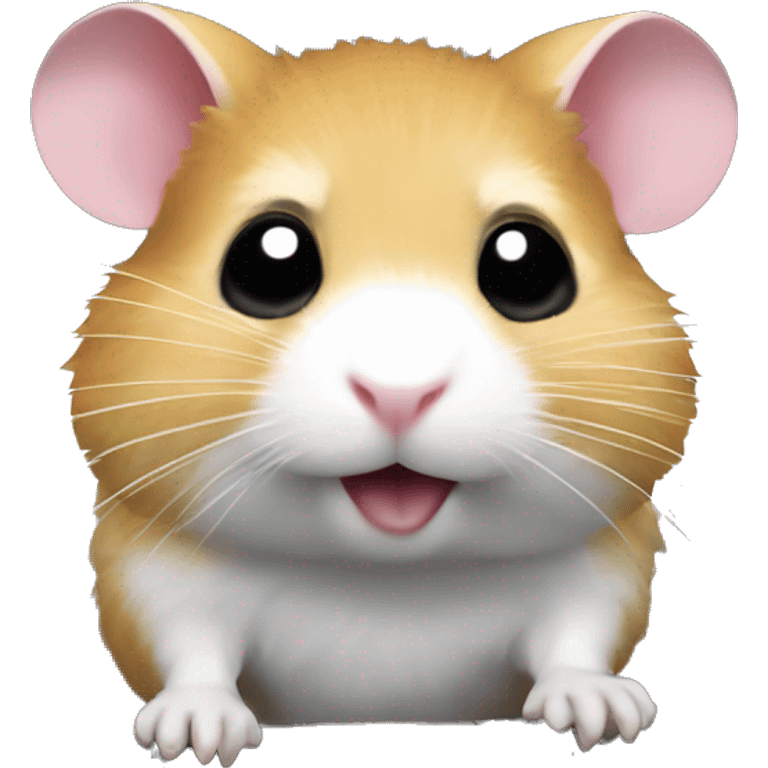 Hamster on Mitsubishi lancer black  emoji