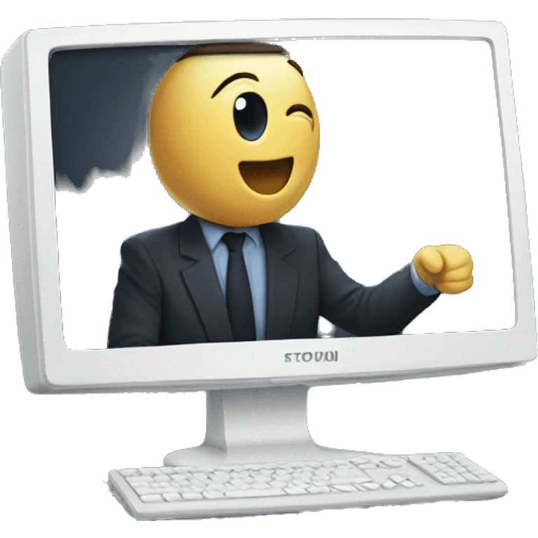 pc monitor gift emoji