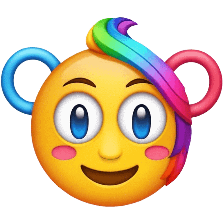 "Ranky" word in a app logo emoji