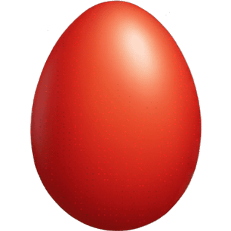 red egg emoji