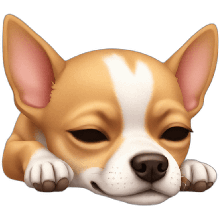 sleeping chihuahua emoji