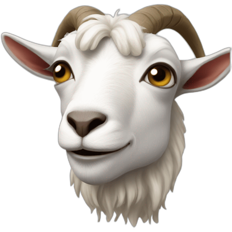 Real goat emoji