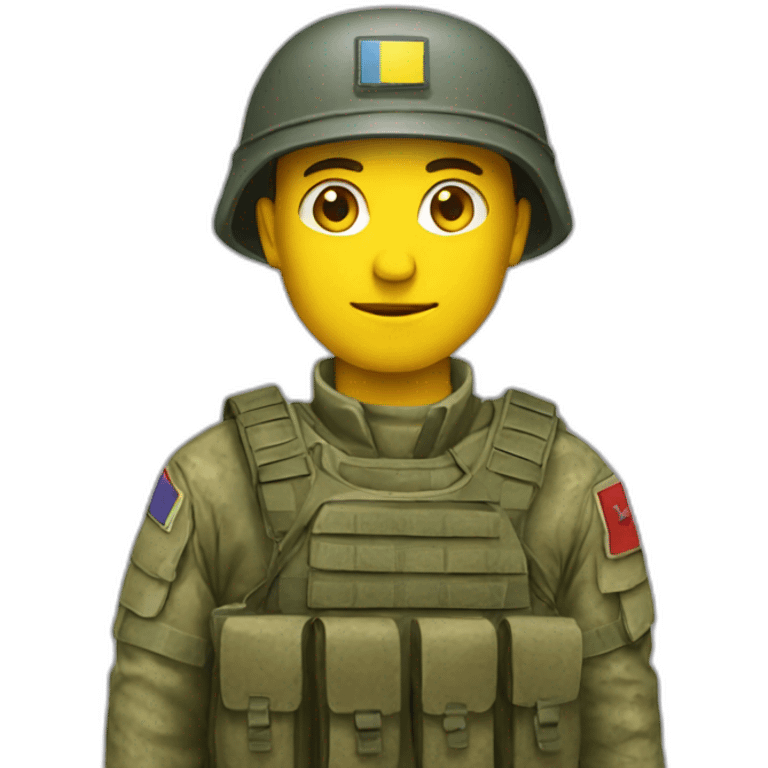 ukraine soldier emoji