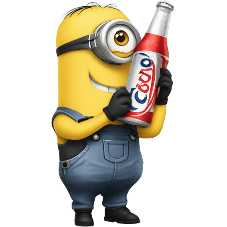 Minion holding a coors light bottle  emoji