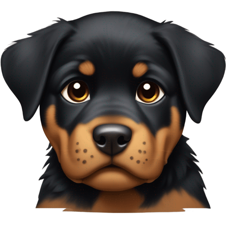 rottweiler puppy  emoji