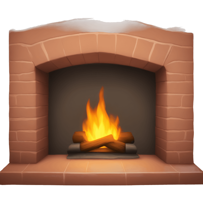 Cozy fireplace emoji