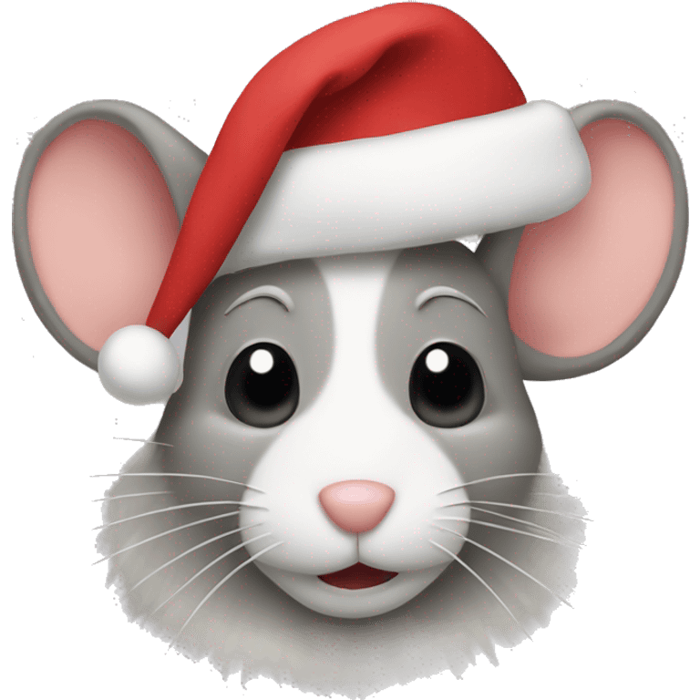 mouse christmas  emoji