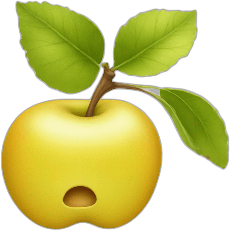 apple yellow emoji