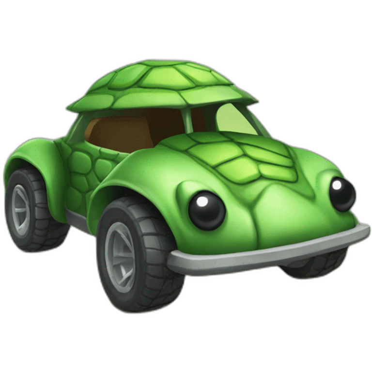 Turtle play car games emoji