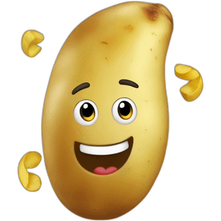 Potato twister emoji