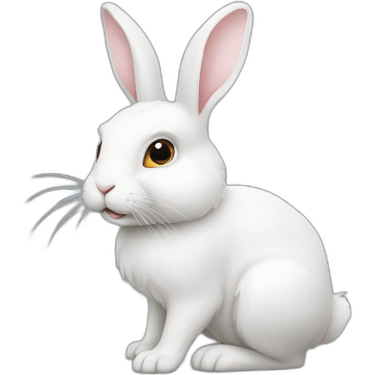 rabbit white  emoji