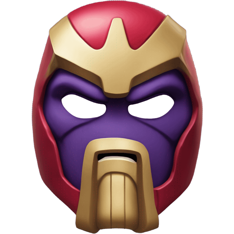 Thanos meme squid game mask red emoji