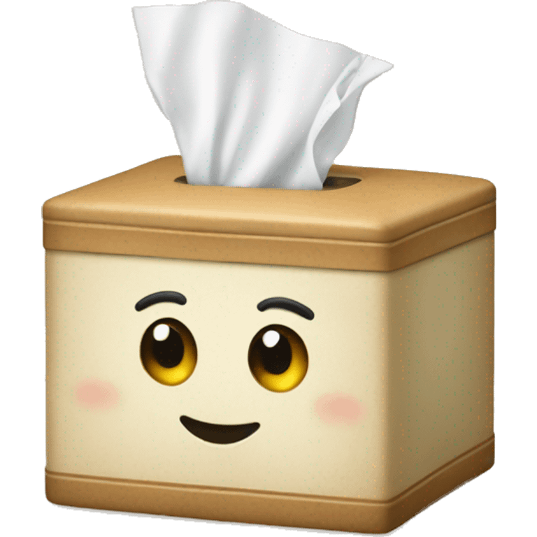 Vintage tissue box  emoji