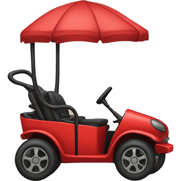 Red buggy emoji