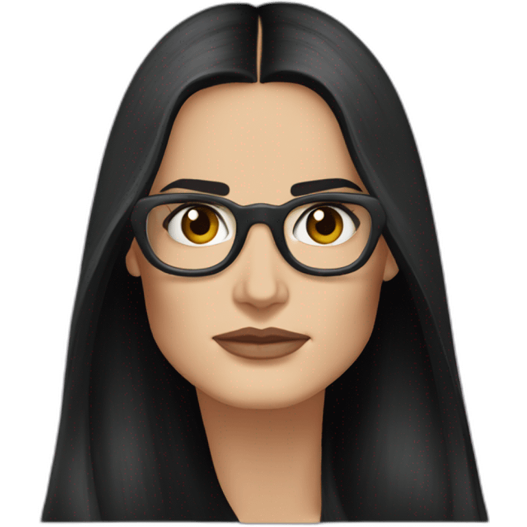 Demi Moore serious emoji