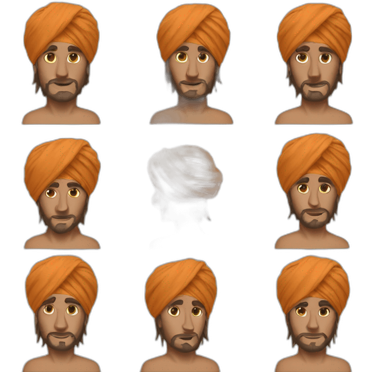 David Beckham Indian turban emoji