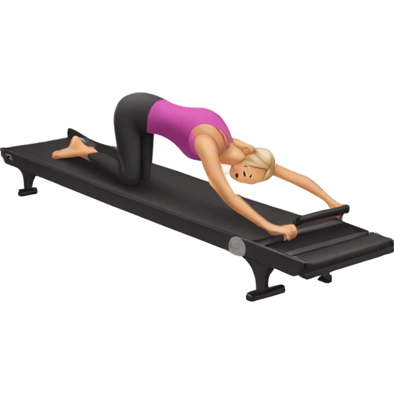 Pilates Reformer Woman emoji