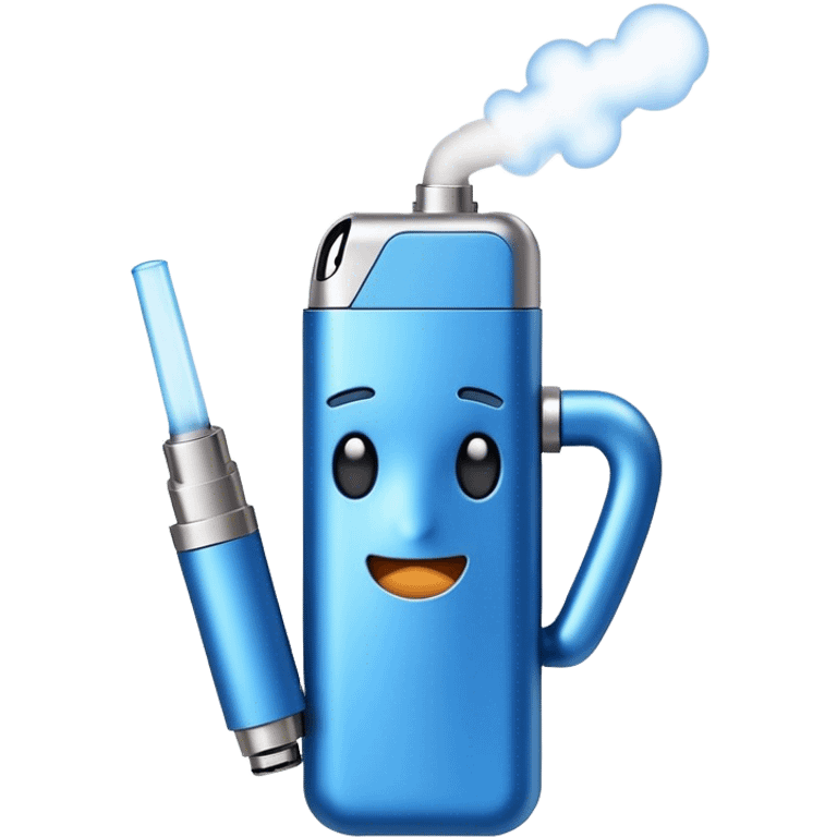 Blue vape emoji